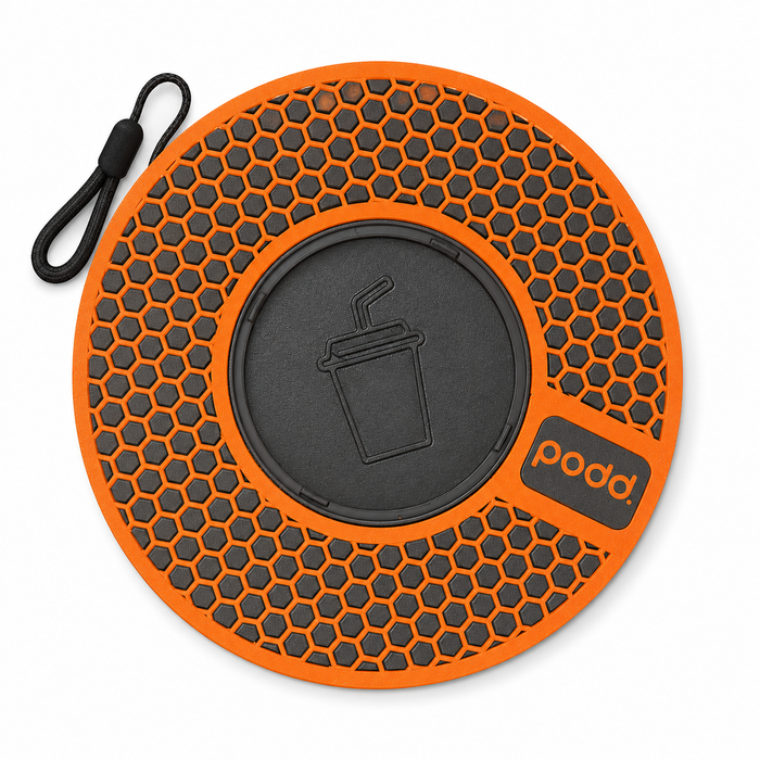 Cup holder when speaker is removed