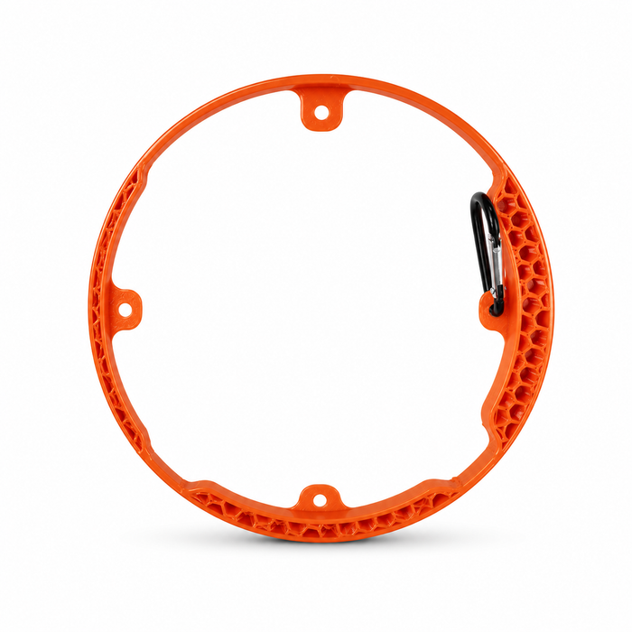 Internal gear belt with mini key carabiner